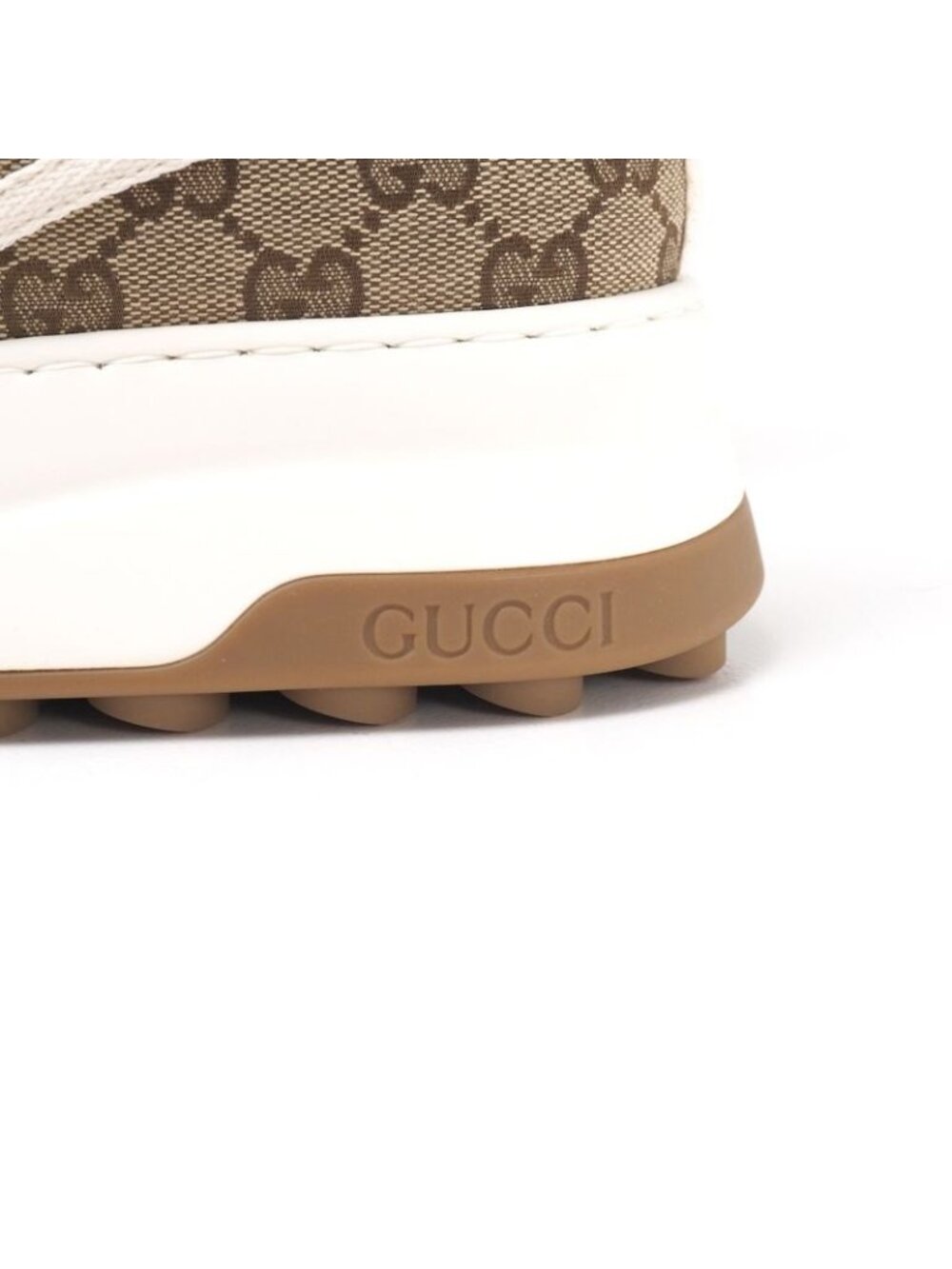 Gucci Tennis 1977 Sneakers Size 7 Shoes GG Pattern High Cut Thick - Picture 6 of 9